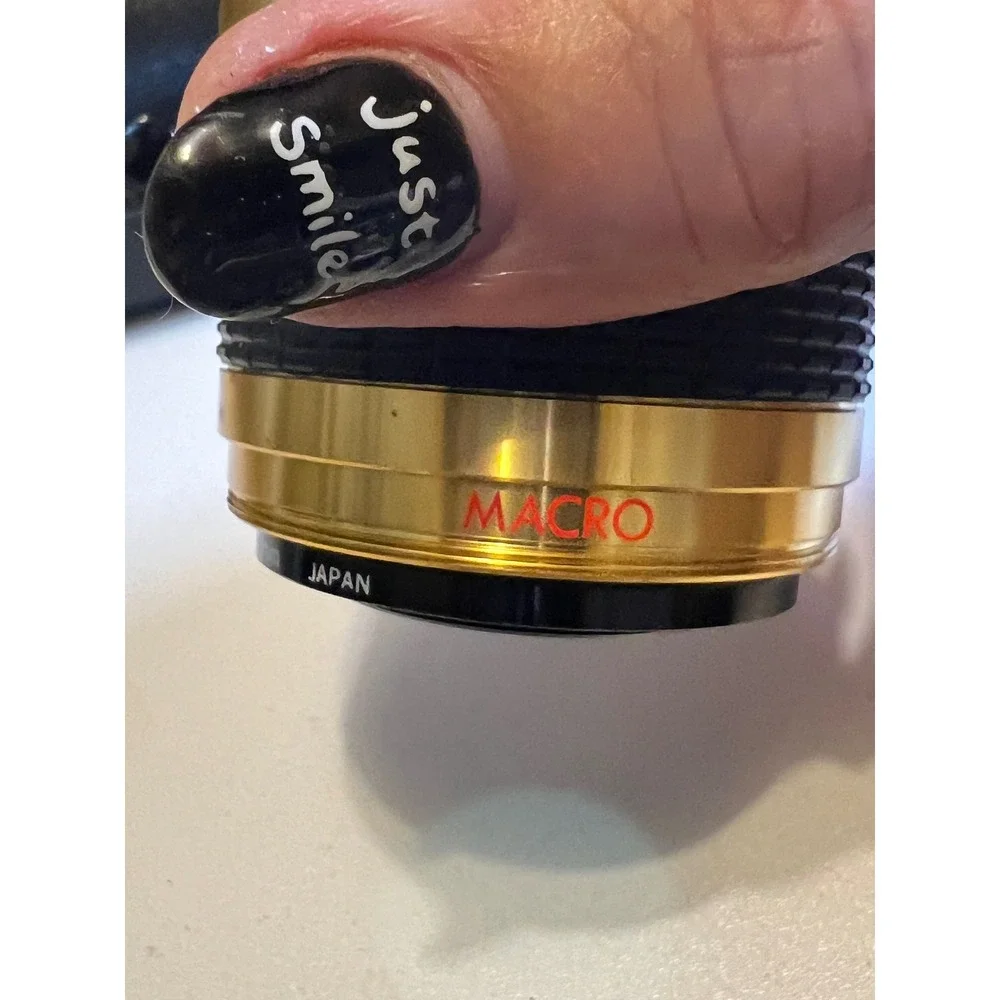 Gold Line 0.42x Super Wide Macro Lens Japan w/ 37–46mm Adapter & Tamrac 515 Case